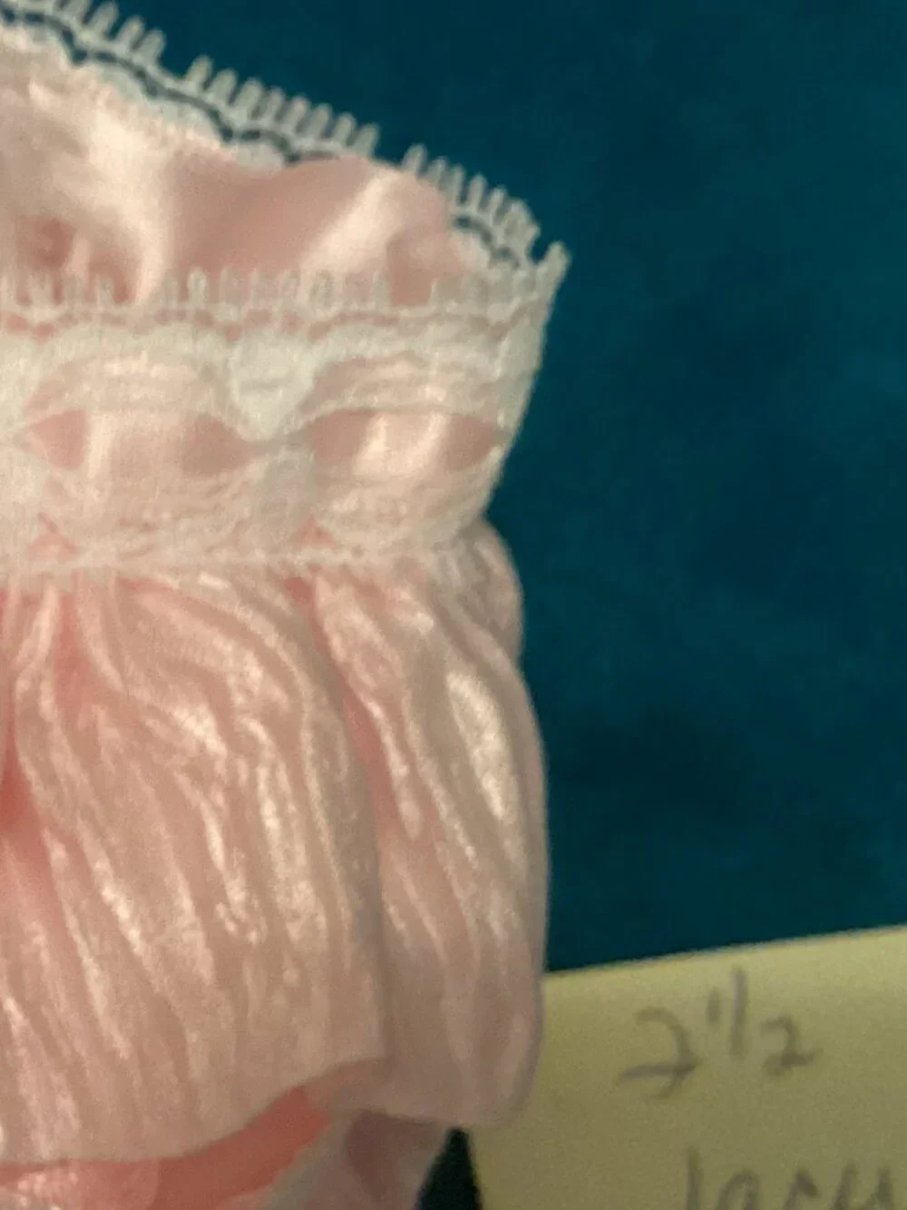 Satin, tulle and lace